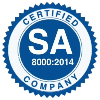 SA 8000:2014 Certified Company